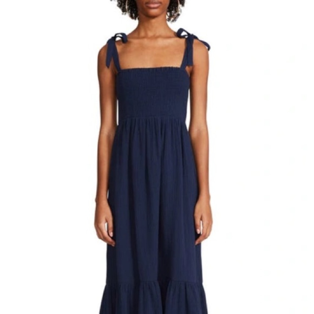 Bb Dakota for Steve Madden Madison Sleeveless Tie Sleeve Maxi Dress in Oilslick